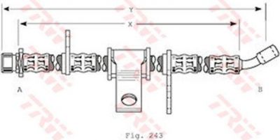 TRW PHD370 тормозной шланг на HONDA PRELUDE IV (BB)