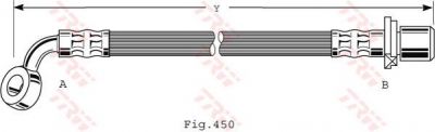 TRW PHD476 тормозной шланг на TOYOTA LAND CRUISER 100 (FZJ1_, UZJ1_)