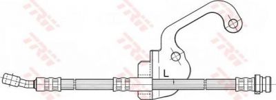 TRW PHD506 тормозной шланг на HYUNDAI TERRACAN (HP)