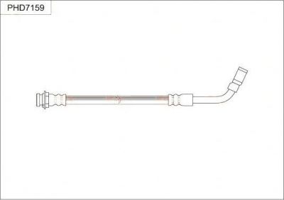 TRW PHD7159 тормозной шланг на RENAULT 19 II (B/C53_)
