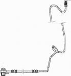 TRW PHD942 Шланг тормозной задний R VAG A3/TT/Octavia/Roomster/Golf IV/Bora/L=335mm