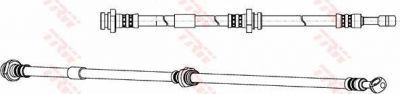 TRW PHD968 Шланг тормозной задний прав. NISSAN Primera (P12) (46210-AV715)