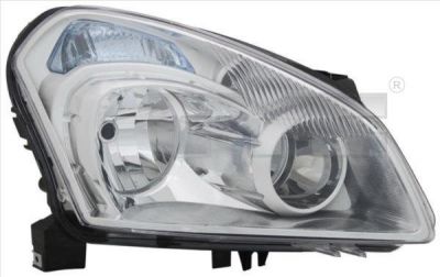 TYC 20-11572-15-2 основная фара на NISSAN QASHQAI / QASHQAI +2 (J10, JJ10)