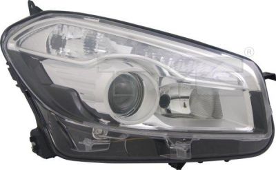 TYC 20-12319-05-2 основная фара на NISSAN QASHQAI / QASHQAI +2 (J10, JJ10)