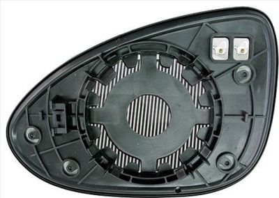 TYC 306-0024-1 зеркальное стекло, наружное зеркало на CHEVROLET AVEO седан (T300)