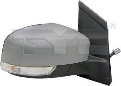 TYC 310-0117 наружное зеркало на FORD FOCUS II седан (DA_)
