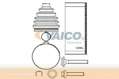 VAICO V10-6362 комплект пылника, приводной вал на SKODA SUPERB (3U4)