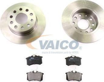 VAICO V10-90004 комплект тормозов, дисковый тормозной механизм на SKODA YETI (5L)