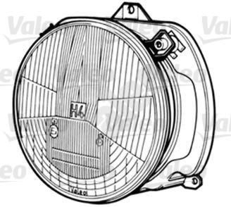 Valeo 029691 основная фара на VW POLO купе (86C, 80)