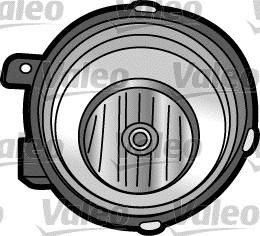 VALEO Фара противотуманная L VW Touareg 02-10 (088419)