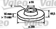 Valeo 186270 тормозной диск на AUDI A4 Avant (8D5, B5)