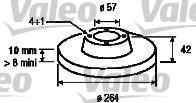 Valeo 186855 тормозной диск на OPEL MERIVA