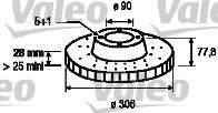 Valeo 186868 тормозной диск на NISSAN INTERSTAR c бортовой платформой/ходовая часть