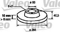 Valeo 197008 тормозной диск на FIAT GRANDE PUNTO (199)