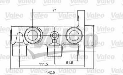 Valeo 350823 главный тормозной цилиндр на OPEL CORSA B (73_, 78_, 79_)