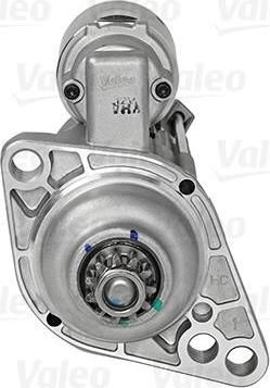 VALEO Стартер 12V 1.7KW VAG A3 1.9TDI 03->, Fabia 1.4TDI/1.9TDI 00-08, Golf V 1.9TDI 04-> (02Z911023H, 438175)