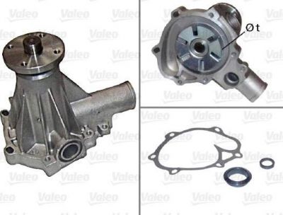 Valeo 506026 водяной насос на VOLVO 240 Kombi (P245)