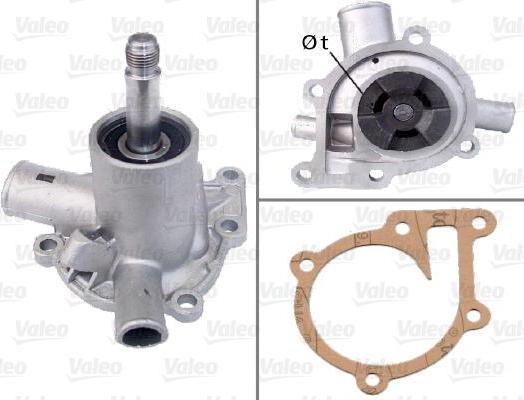 Valeo 506108 водяной насос на PEUGEOT 305 I Break (581D)