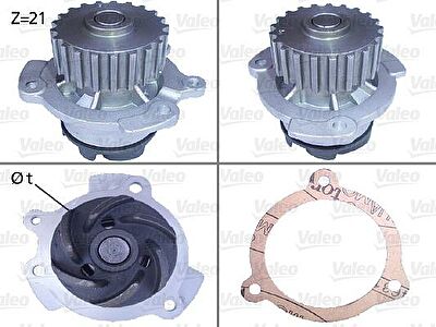 Valeo 506151 водяной насос на LADA SAMARA (2108, 2109, 2115)