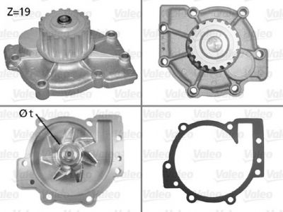 Valeo 506325 водяной насос на VOLVO V40 универсал (VW)