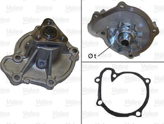 Valeo 506368 водяной насос на NISSAN MICRA II (K11)