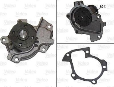 Valeo 506391 водяной насос на DAIHATSU CHARADE III (G100, G101, G102)