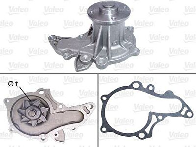 Valeo 506426 водяной насос на TOYOTA COROLLA Liftback (_E8_)