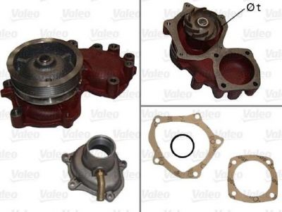 Valeo 506560 водяной насос на FIAT TEMPRA (159)