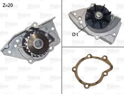 Valeo 506574 водяной насос на PEUGEOT PARTNER фургон (5)