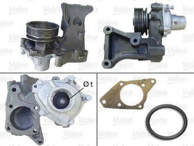 Valeo 506585 водяной насос на FIAT DUCATO фургон (230L)