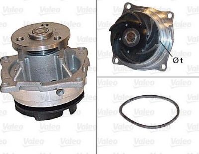 Valeo 506604 водяной насос на FORD ESCORT VII седан (GAL, AFL)