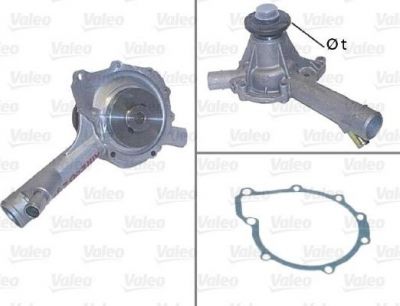 Valeo 506660 водяной насос на MERCEDES-BENZ CLK (C208)