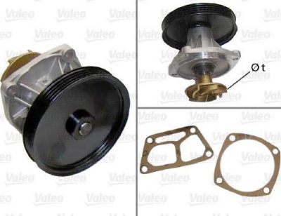 Valeo 506668 водяной насос на FIAT UNO (146A/E)