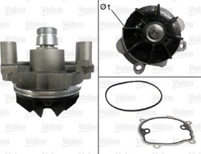 Valeo 506709 водяной насос на NISSAN PRIMASTAR фургон (X83)