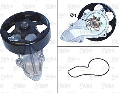 Valeo 506810 водяной насос на HONDA CR-V II (RD_)