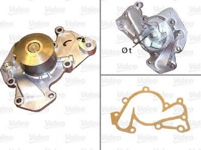 Valeo 506819 водяной насос на HYUNDAI SONATA IV (EF)
