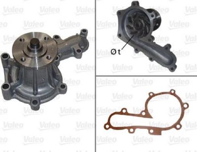 Valeo 506847 водяной насос на TOYOTA LAND CRUISER 80 (_J8_)