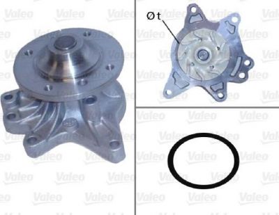 Valeo 506906 водяной насос на TOYOTA COROLLA (CDE12_, ZZE12_, NDE12_, ZDE12_)