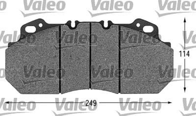 Valeo 541644 комплект тормозных колодок, дисковый тормоз на RENAULT TRUCKS Magnum