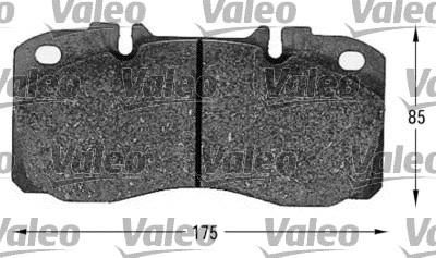 Valeo 541654 комплект тормозных колодок, дисковый тормоз на IVECO EuroCargo