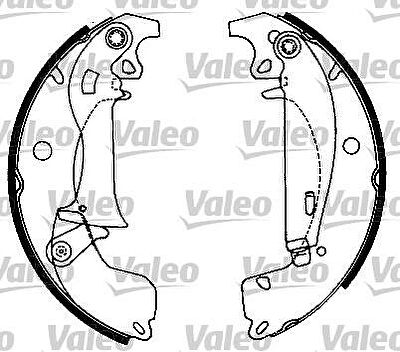 Valeo 553657 комплект тормозных колодок на RENAULT TRAFIC фургон (TXX)