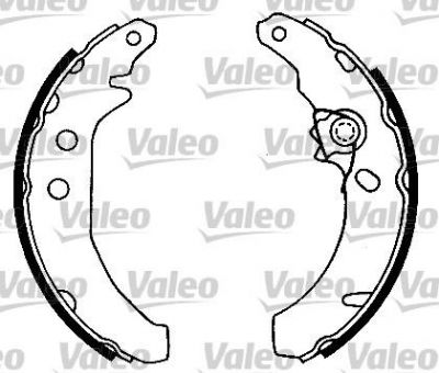 Valeo 553690 комплект тормозных колодок на FORD FIESTA фургон (FVD)