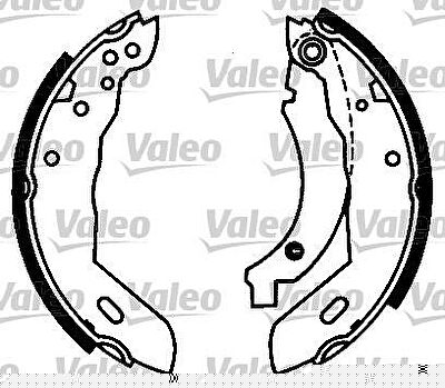 Valeo 553747 комплект тормозных колодок на PEUGEOT 306 кабрио (7D, N3, N5)