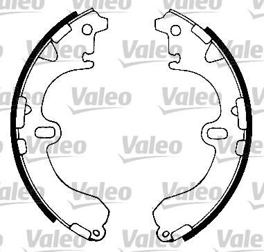 Valeo 553891 комплект тормозных колодок на TOYOTA COROLLA Liftback (_E10_)