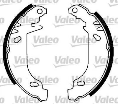 Valeo 554644 комплект тормозных колодок на RENAULT 9 (L42_)