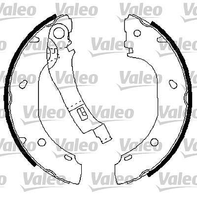 Valeo 554762 комплект тормозных колодок на FIAT DUCATO фургон (244)