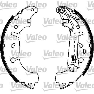 Valeo 554816 комплект тормозных колодок на FIAT PUNTO (199)