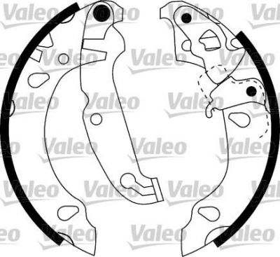 Valeo 554826 комплект тормозных колодок на FORD KA (RB_)