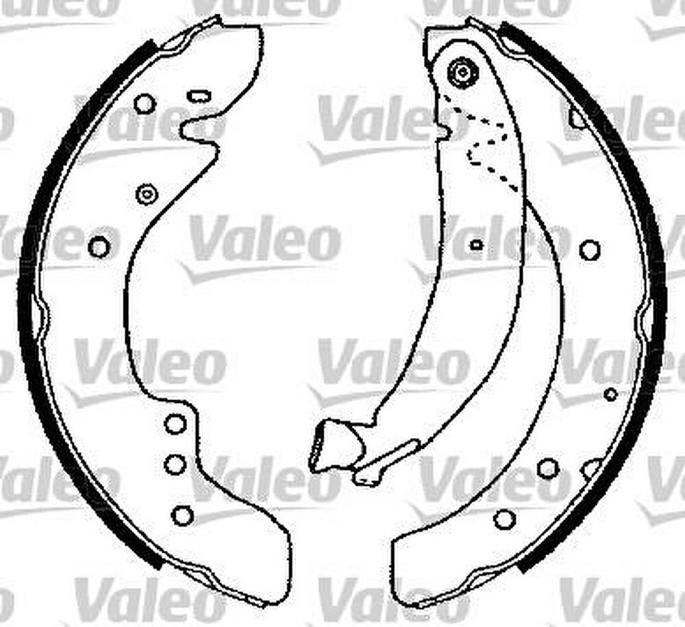 Valeo 562584 комплект тормозных колодок на PEUGEOT BOXER автобус (230P)