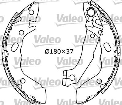 Valeo 562608 комплект тормозных колодок на HYUNDAI S COUPE (SLC)